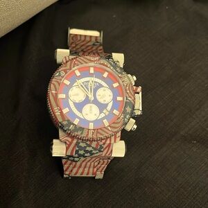 AMERICAN FLAG Invicta Coalition Forces very minor scratches on clasp